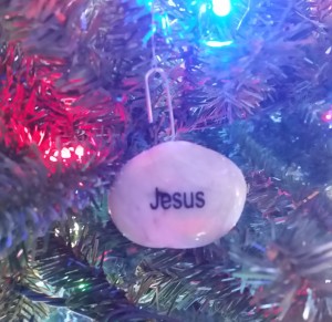 Jesus is the Rock ornament