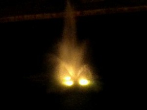 night fountain