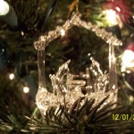 Spun Glass Nativity