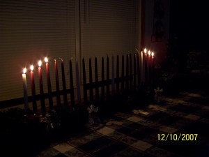 Advent Log - 7 candles